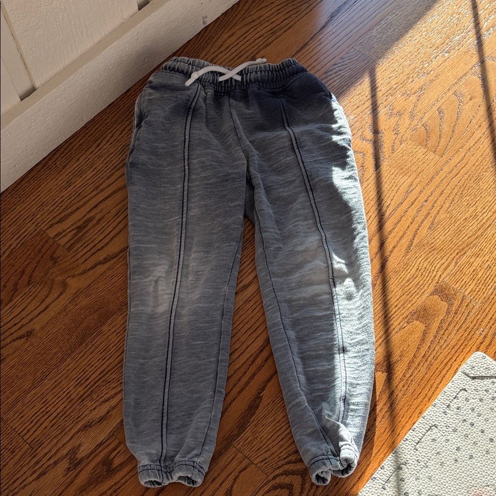 Faded blue distressed Kids Jogger Sweatpants